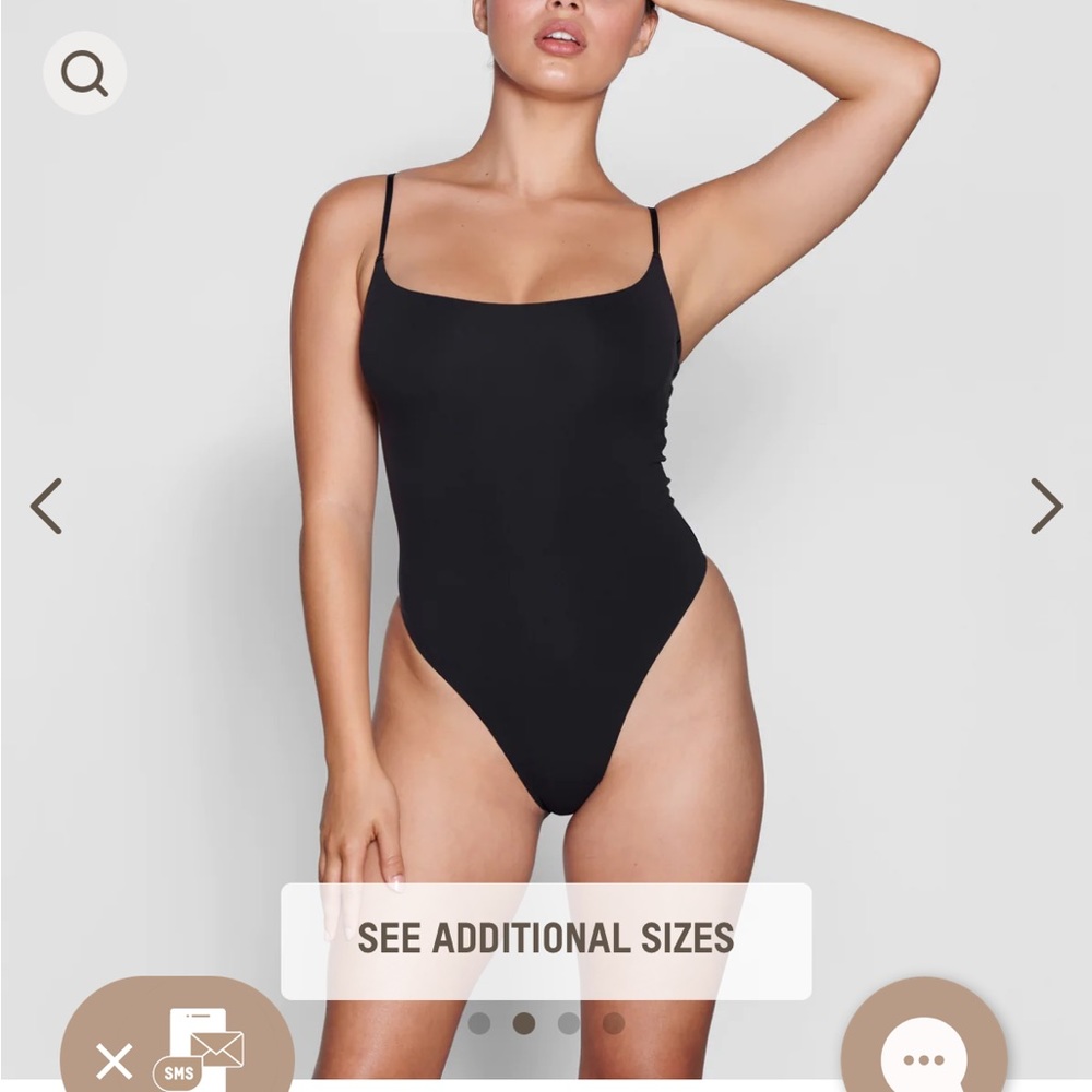 SKIMS Fits Everybody Cami Bodysuit- XS COPPER LIMITED EDITION COLOR